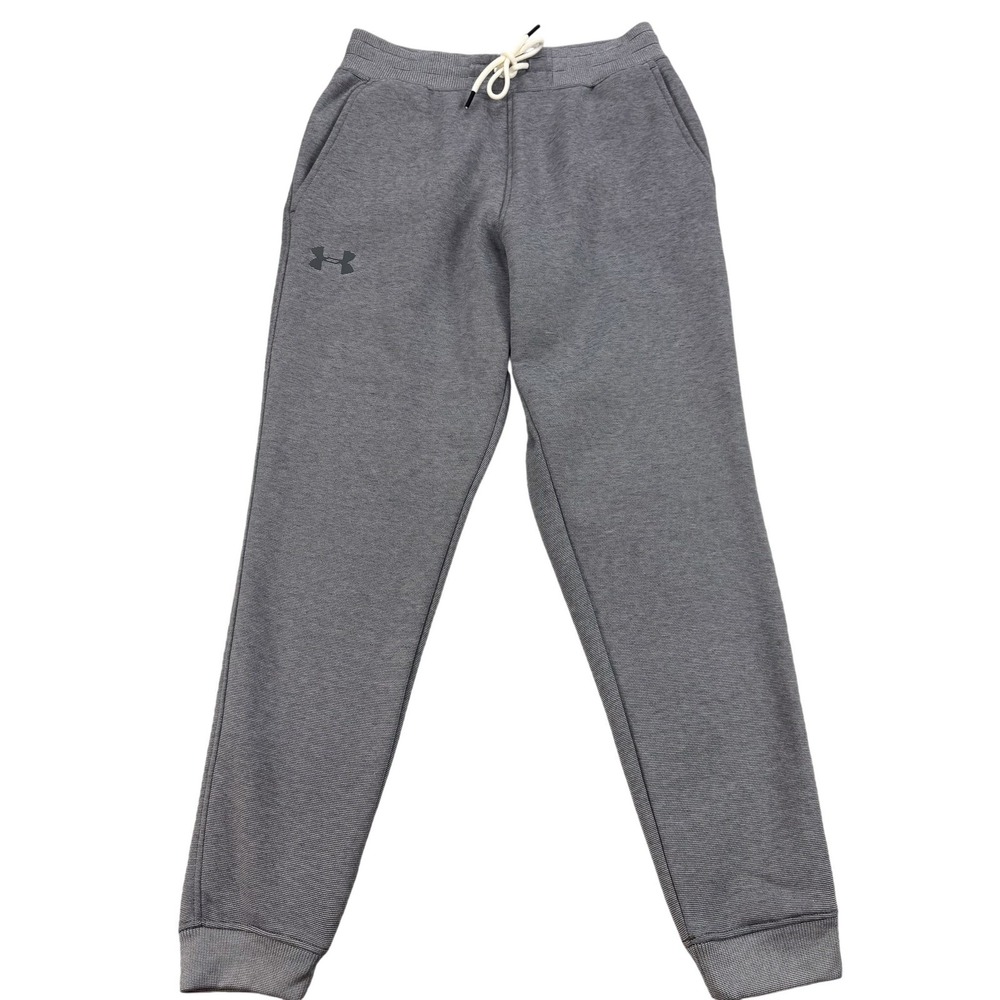 Under Armour ColdGear Joggers Mens Med Gray Fleece Loose Fit Sweatpants G4QK1H